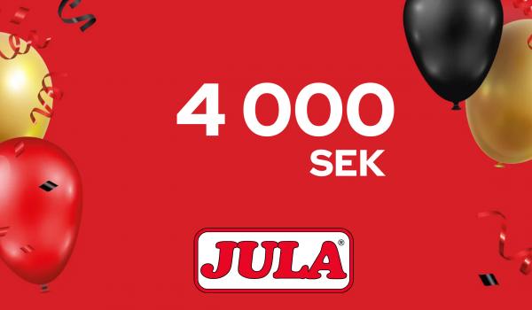 Jula Gift Card 4000 SEK