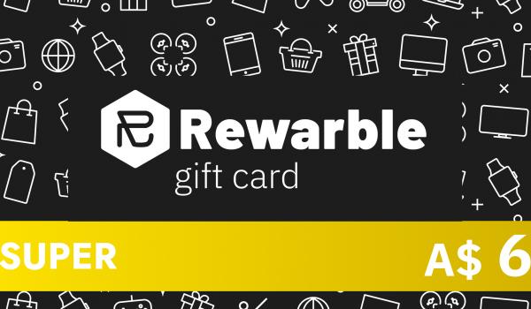 Rewarble Super Gift Card 6 AUD