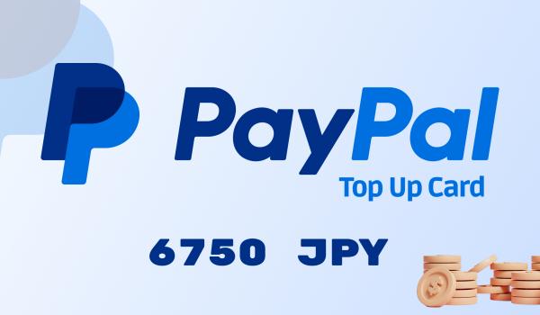 PayPal Wallet Top Up 6750 JPY