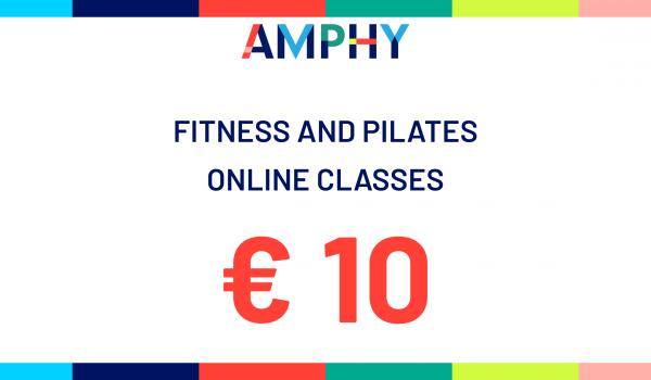 Fitness and Pilates Online Classes Gift Card 10 EUR