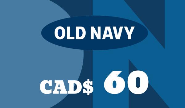 Old Navy Gift Card 60 CAD