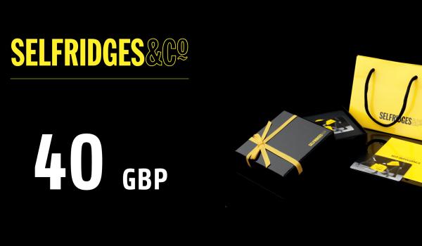Selfridges Gift Card 40 GBP