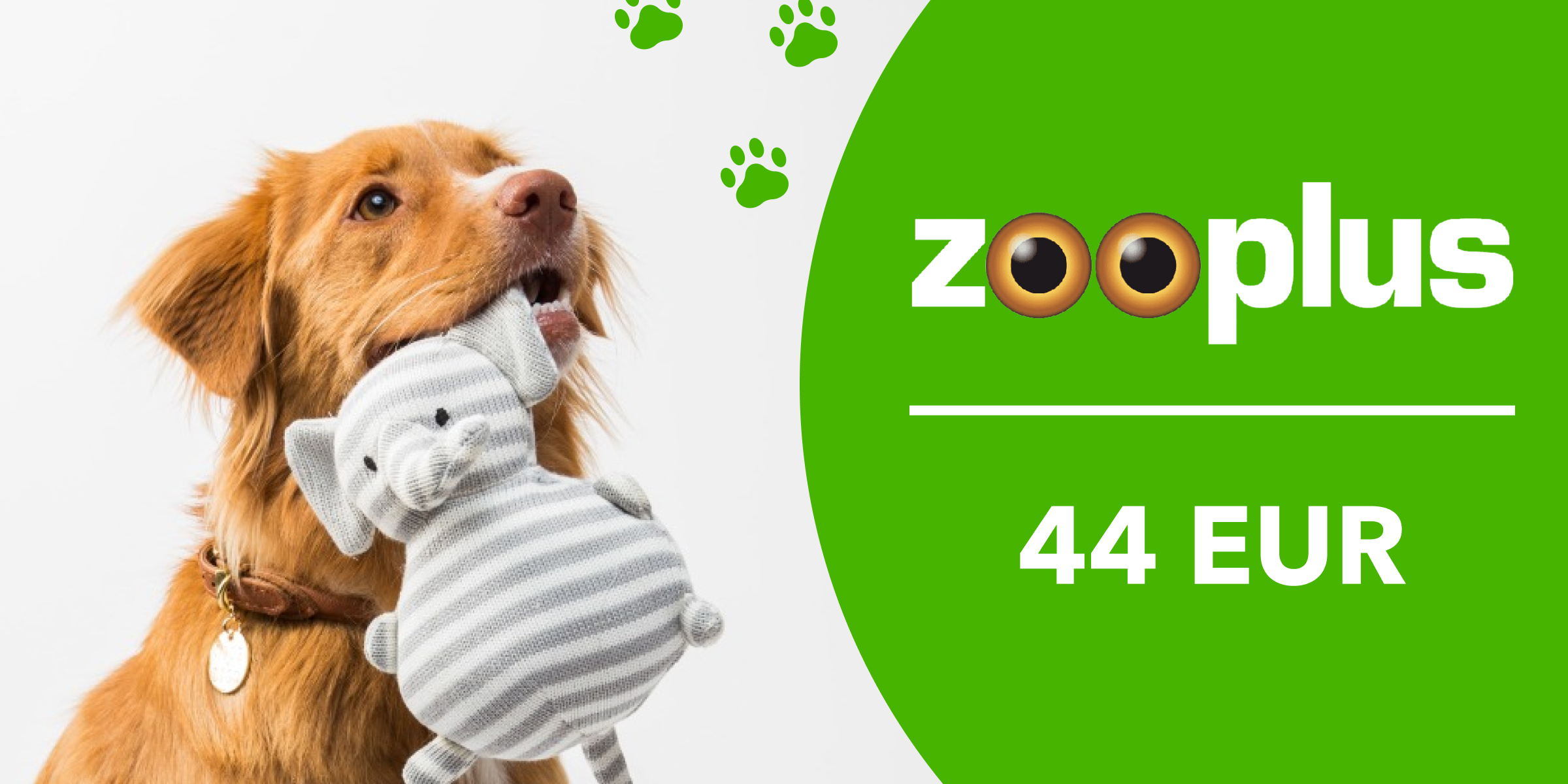Zooplus Gift Card 44 EUR