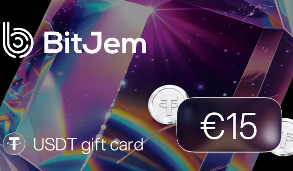 Bitjem USDT Gift Card 15 EUR