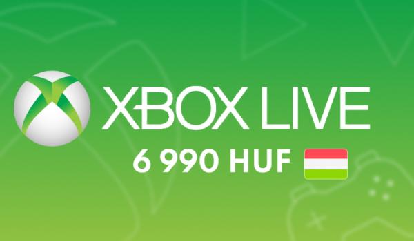 XBOX Live Gift Card 6990 HUF