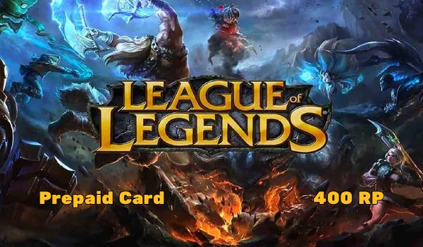 League of Legends Prepaid RP Card 400 RP
