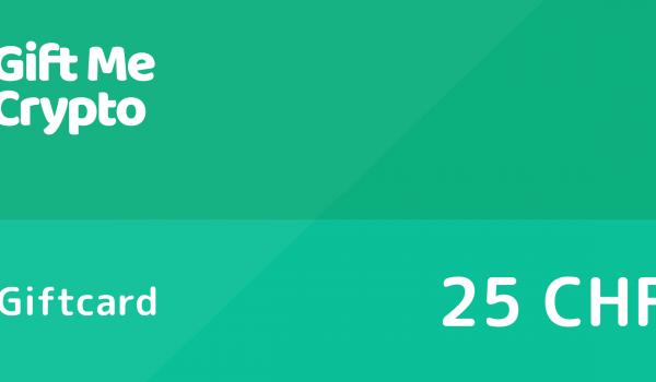 Gift Me Crypto Gift Card 25 CHF