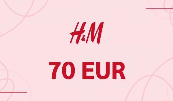 H and M Gift Card 70 EUR
