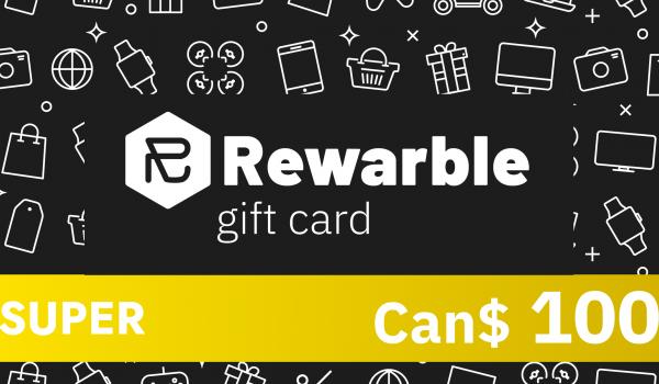 Rewarble Super Gift Card 100 CAD