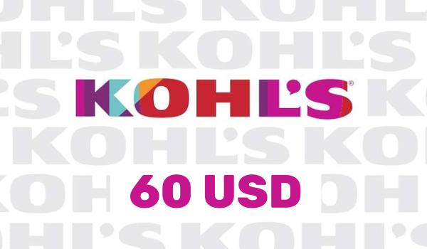 Kohls Gift Card 60 USD
