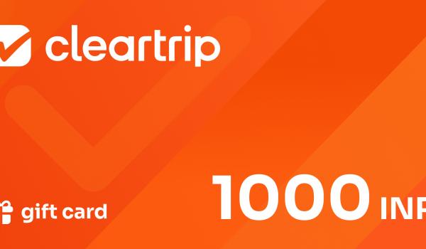 Cleartrip Gift Card 1000 INR