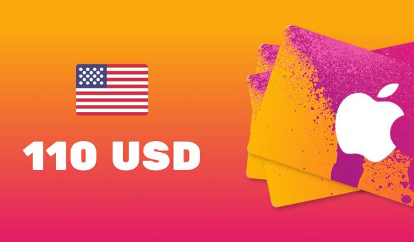 Apple iTunes Gift Card 110 USD