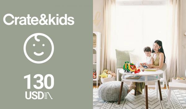 Crate and Kids Gift Card 130 USD