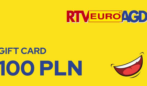 RTV euro AGD Gift Card 100 PLN
