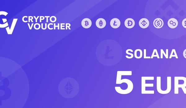 Crypto Voucher Solana 5 EUR