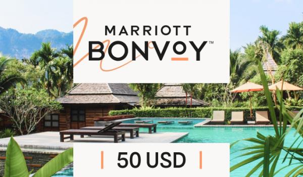 Marriot Bonvoy Gift Card 50 USD