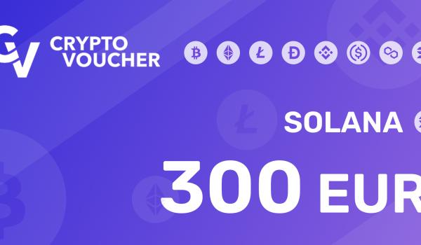 Crypto Voucher Solana 300 EUR