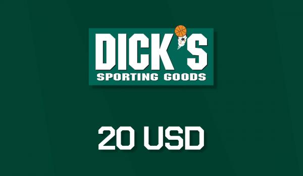 Dicks Sporting Goods Gift Card 20 USD