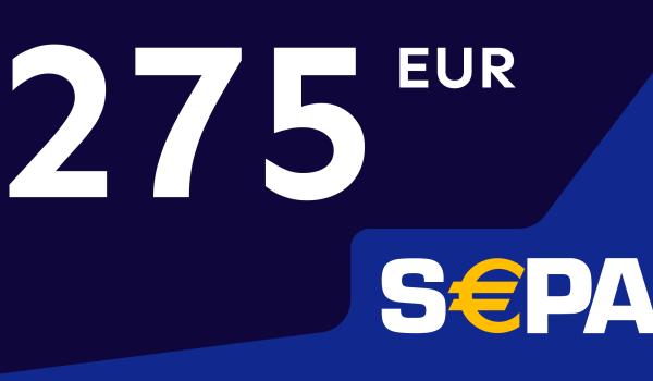 SEPA Gift Card 275 EUR