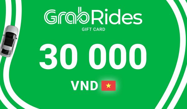 Grab Rides Gift Card 30000 VND
