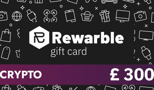 Rewarble Crypto Gift Card 300 GBP