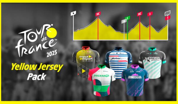 Tour de France 2025 Yellow Jersey Pack (PC)