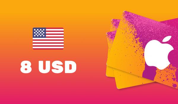 Apple iTunes Gift Card 8 USD