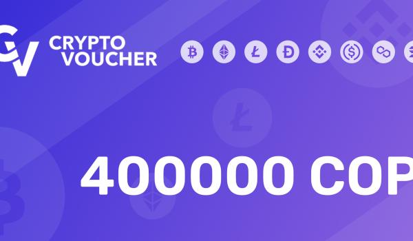 Crypto Voucher Gift Card 400000 COP