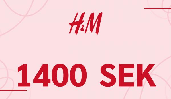 H and M Gift Card 1400 SEK