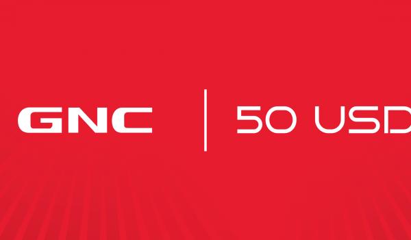 GNC Gift Card 50 USD