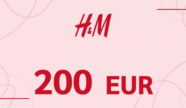 H and M Gift Card 200 EUR