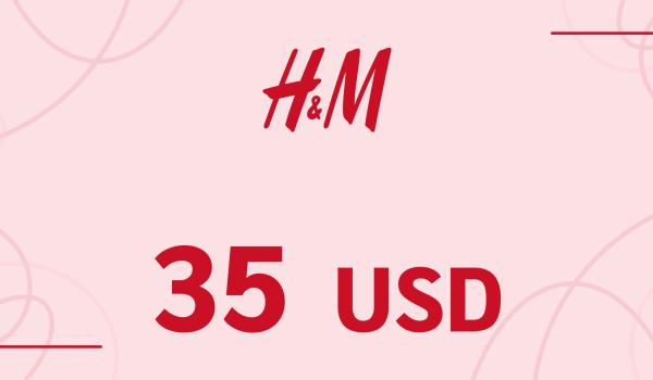 H and M Gift Card 35 USD