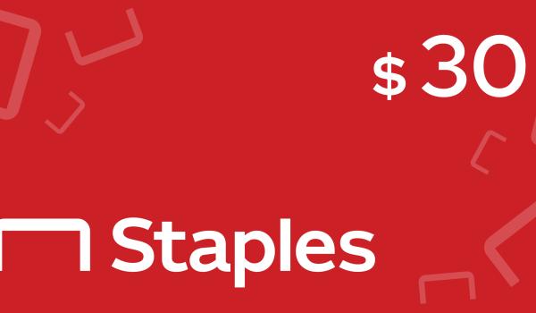 Staples Gift Card 30 USD