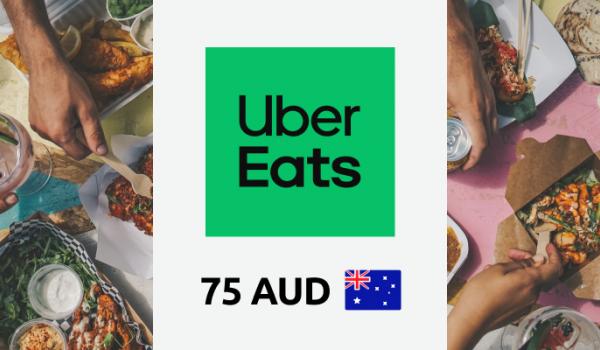 Uber Eats Gift Card 75 AUD