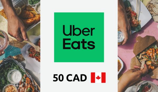 Uber Eats Gift Card 50 CAD