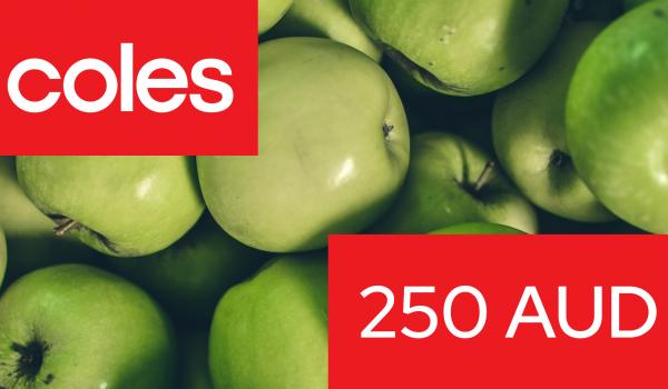 Coles Gift Card 250 AUD