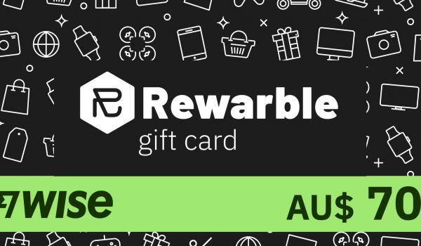 REWARBLE Wise Gift Card 70 AUD