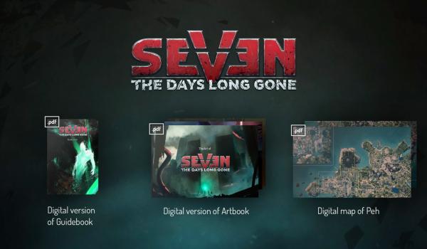 Seven The Days Long Gone Artbook Guidebook and Map (DLC)