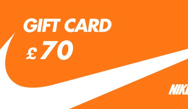 Nike Store Gift Card 70 GBP