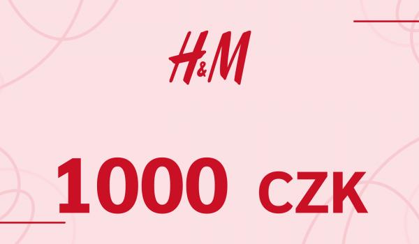 H and M Gift Card 1000 CZK