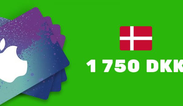 Apple iTunes Gift Card 1750 DKK