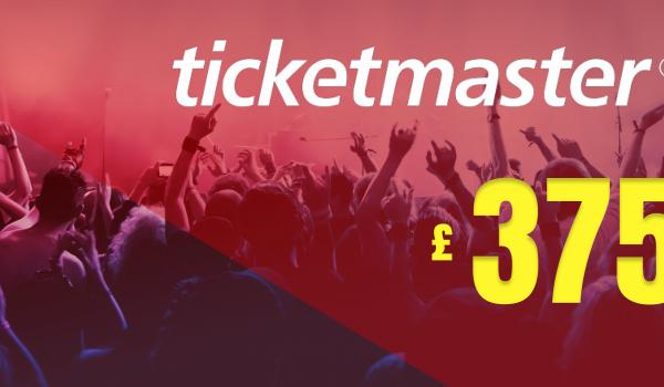 Ticketmaster Gift Card 375 GBP