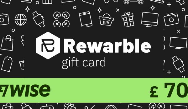 REWARBLE Wise Gift Card 70 GBP