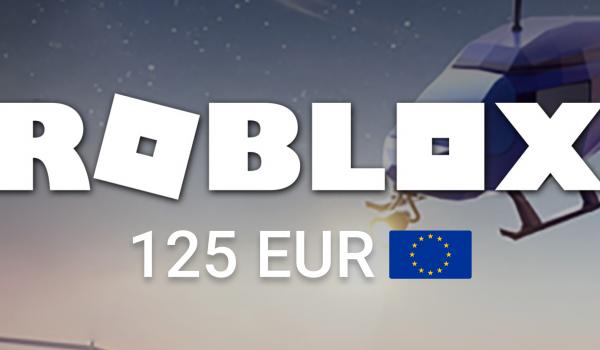 Roblox Gift Card 125 EUR