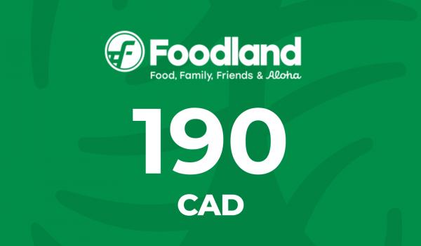Foodland Gift Card 190 CAD