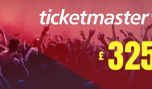 Ticketmaster Gift Card 325 GBP