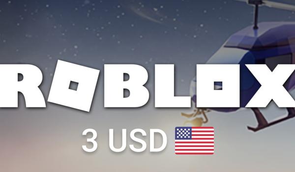 Roblox Gift Card 3 USD