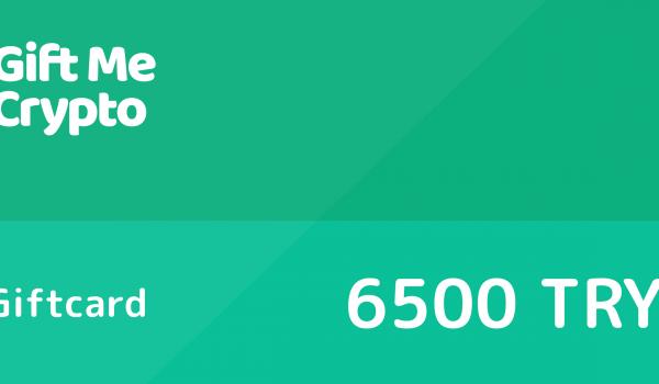 Gift Me Crypto Gift Card 6500 TRY
