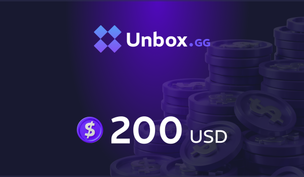 Unbox Gift Card 200 USD