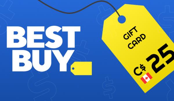 Best Buy Gift Card 25 CAD